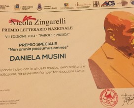 Pergamena Premio Zingarelli