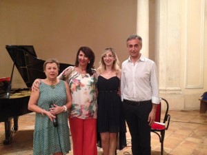 Franca Di carlo Giannella, Daniela Musini, Evelina Frisa e Domenico Felicione
